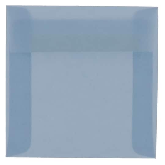 JAM Paper 6" x 6" Translucent Vellum Invitation Envelopes